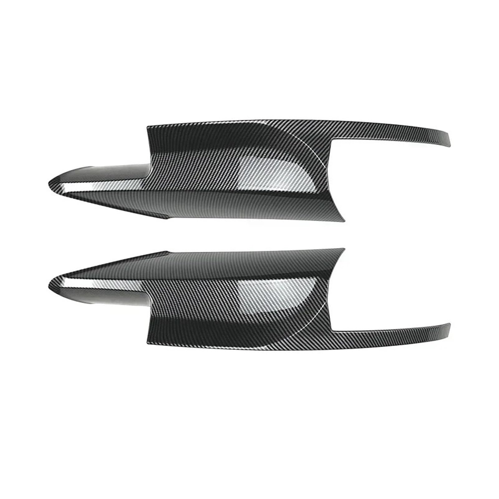 DACOLWZING Frontstoßstange Lip Side Splitter Diffusor Spoiler Nebelscheinwerfer Entlüftungsöffnung Ansaug-Tuning Body Kits Kompatibel for BMW F10 F11 M5 2011-2017 ABS(Carbon Look A) von DACOLWZING