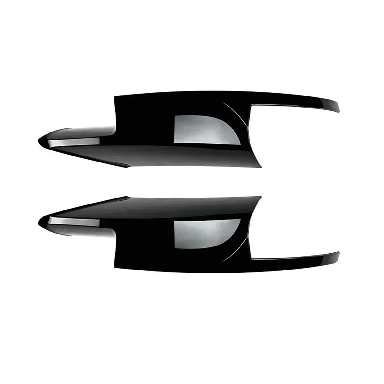 DACOLWZING Frontstoßstange Lip Side Splitter Diffusor Spoiler Nebelscheinwerfer Entlüftungsöffnung Ansaug-Tuning Body Kits Kompatibel for BMW F10 F11 M5 2011-2017 ABS(Gloss Black A) von DACOLWZING