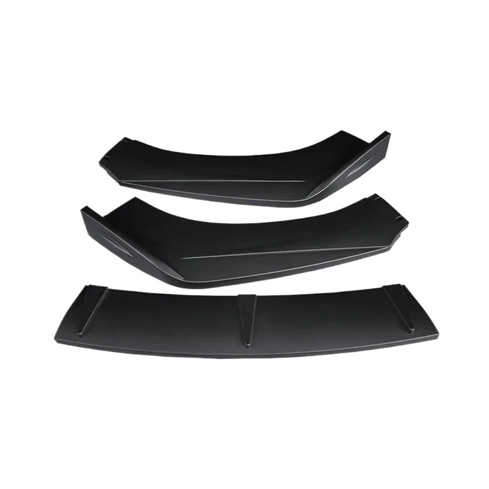 DACOLWZING Frontstoßstange Splitter Lip Diffusor Spoiler Body Kit Kompatibel for Audi A1 2011-2019 Protector Shovel Surround Autoteile(Matte Black) von DACOLWZING
