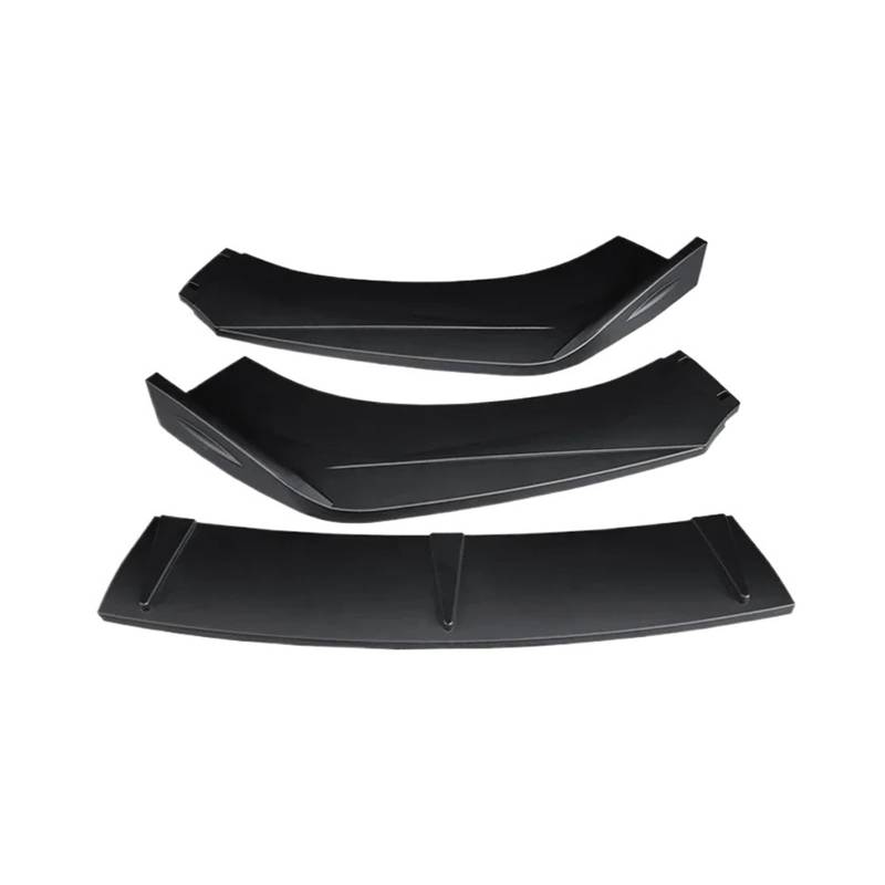 DACOLWZING Frontstoßstange Splitter Lip Diffusor Spoiler Body Kit Kompatibel for Audi A1 2011-2019 Protector Shovel Surround Autoteile(Matte Black) von DACOLWZING