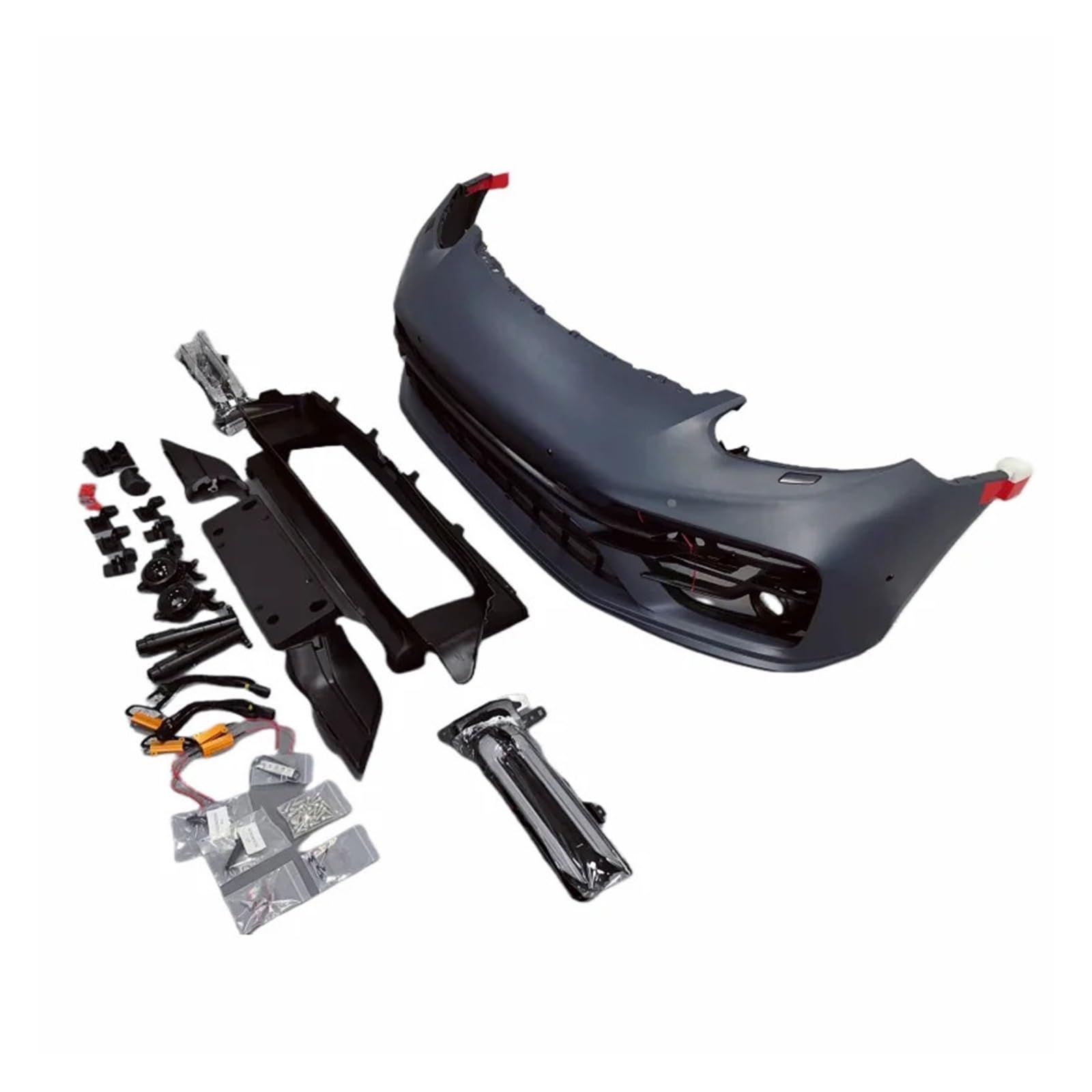 DACOLWZING Frontstoßstangen-Bodykit, Heckstoßstangen-Seitenschweller, Heckspoiler, kompatibel mit Porsche 970, Nachrüst-Upgrade, 971 2010–2013, Spritzguss-PP DACOLWZING Frontstoßstangen-Bodykit, Heckstoßstangen-Seitenschweller, Heckspoiler, kompatibel mit Porsche 970, Nachrüst-Upgrade, 971 2010–2013, Spritzguss-PP von DACOLWZING