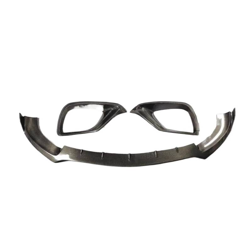 DACOLWZING Frontstoßstangen-Diffusor, Splitter, Lippe, Air-Out-Spoiler, kompatibel mit Benz E-Klasse W213 E63 E63S 2016–2020, echte Kohlefaser(Front Lip Air Out) von DACOLWZING