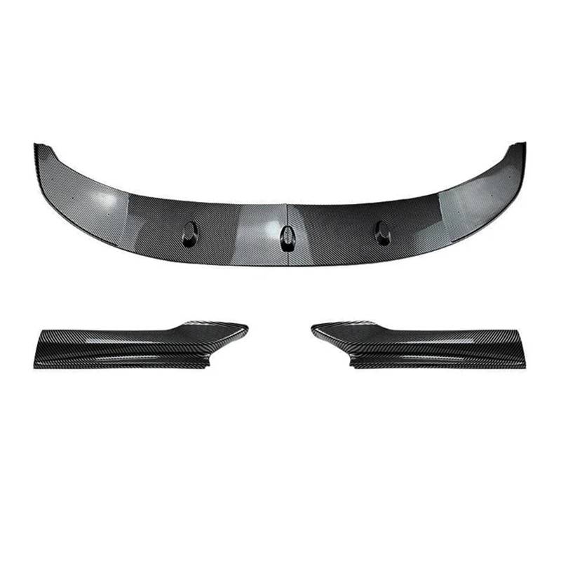 DACOLWZING Frontstoßstangen-Lippen-Body-Kit Spoiler-Diffusor Stoßstangenschutz Kompatibel for BMW 5er F10 F11 M Sport 2011-2017(Carbonfiber) von DACOLWZING