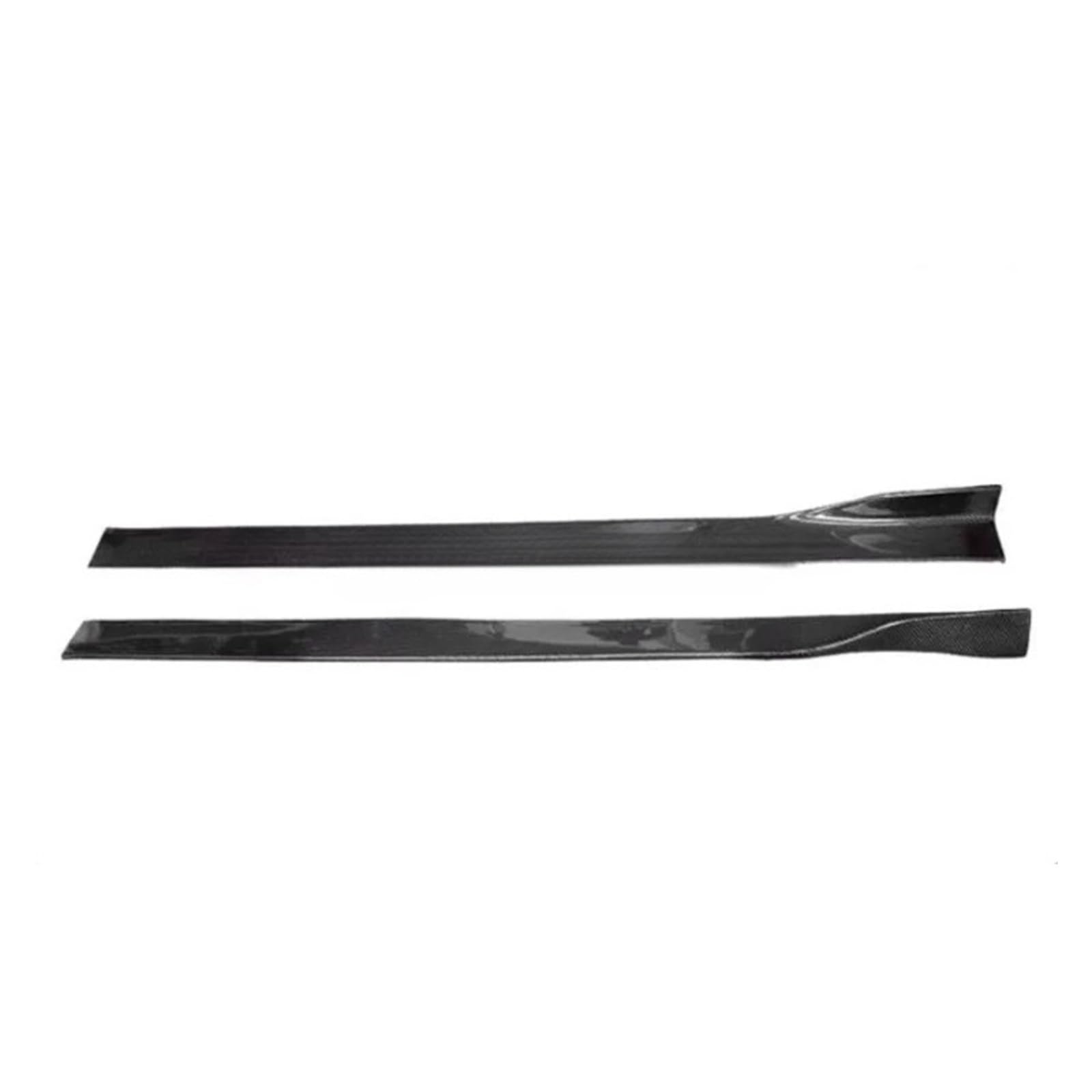 DACOLWZING Frontstoßstangenlippe, Heckdiffusor, Spoiler, Seitenschweller, Komplettset, kompatibel mit BMW X2 F39 2018–2023, echte Kohlefaser(Side skirt) von DACOLWZING