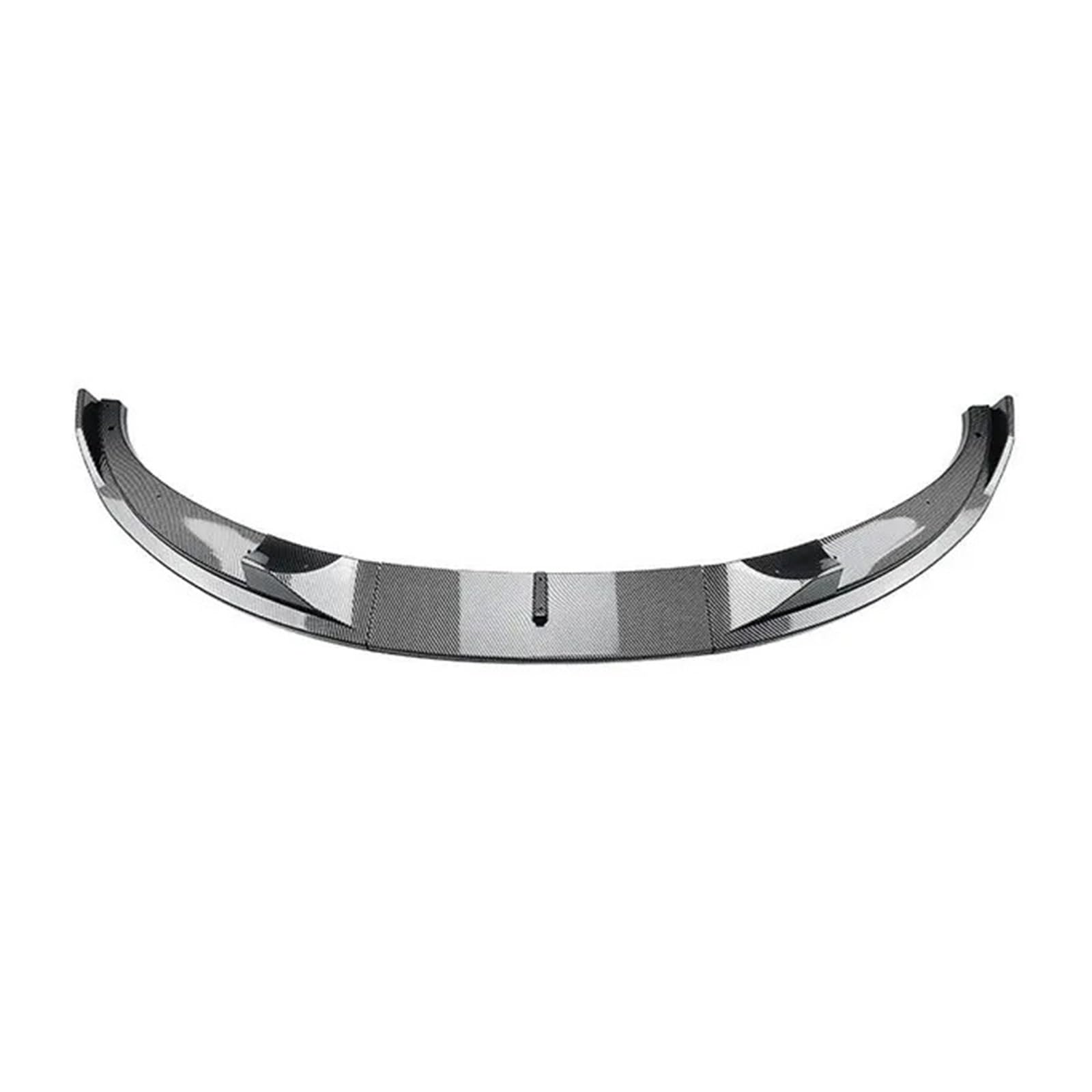 DACOLWZING Frontstoßstangenlippe Splitter Spoiler Diffusor Frontal Body Kit Autozubehör Kompatibel for BMW 5 Series E60 E61 M5 2005-2010 Glanzschwarz PP(Carbon look) von DACOLWZING