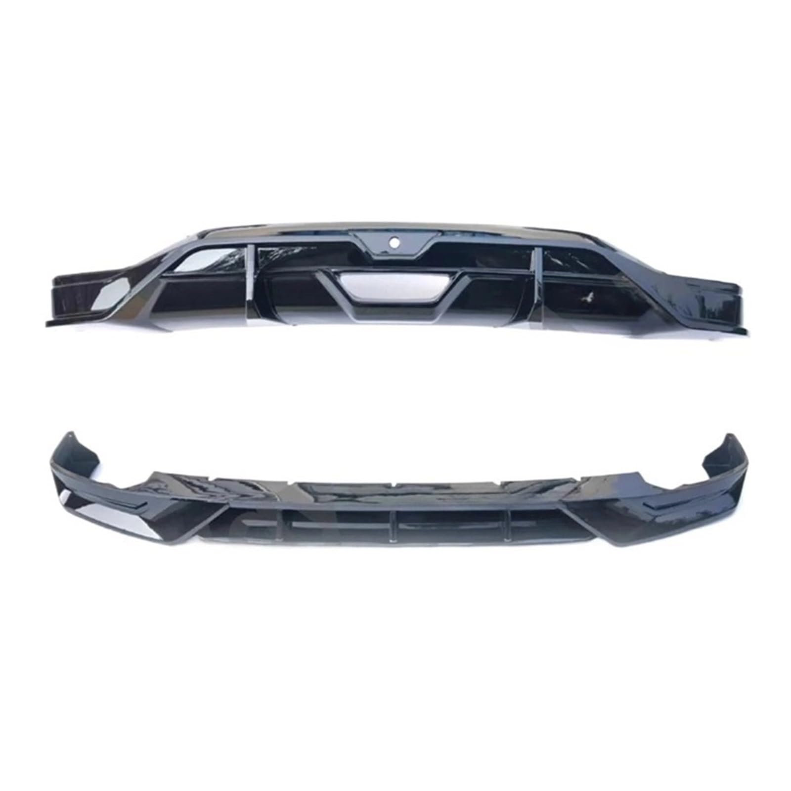 DACOLWZING Frontstoßstangenlippen, Heckdiffusor, Spoiler, Außen-Auto-Tuning-Teile, Bodykit, Sport-Tuning, kompatibel mit BYD 2023 EV Seagull DC(Gb set) von DACOLWZING