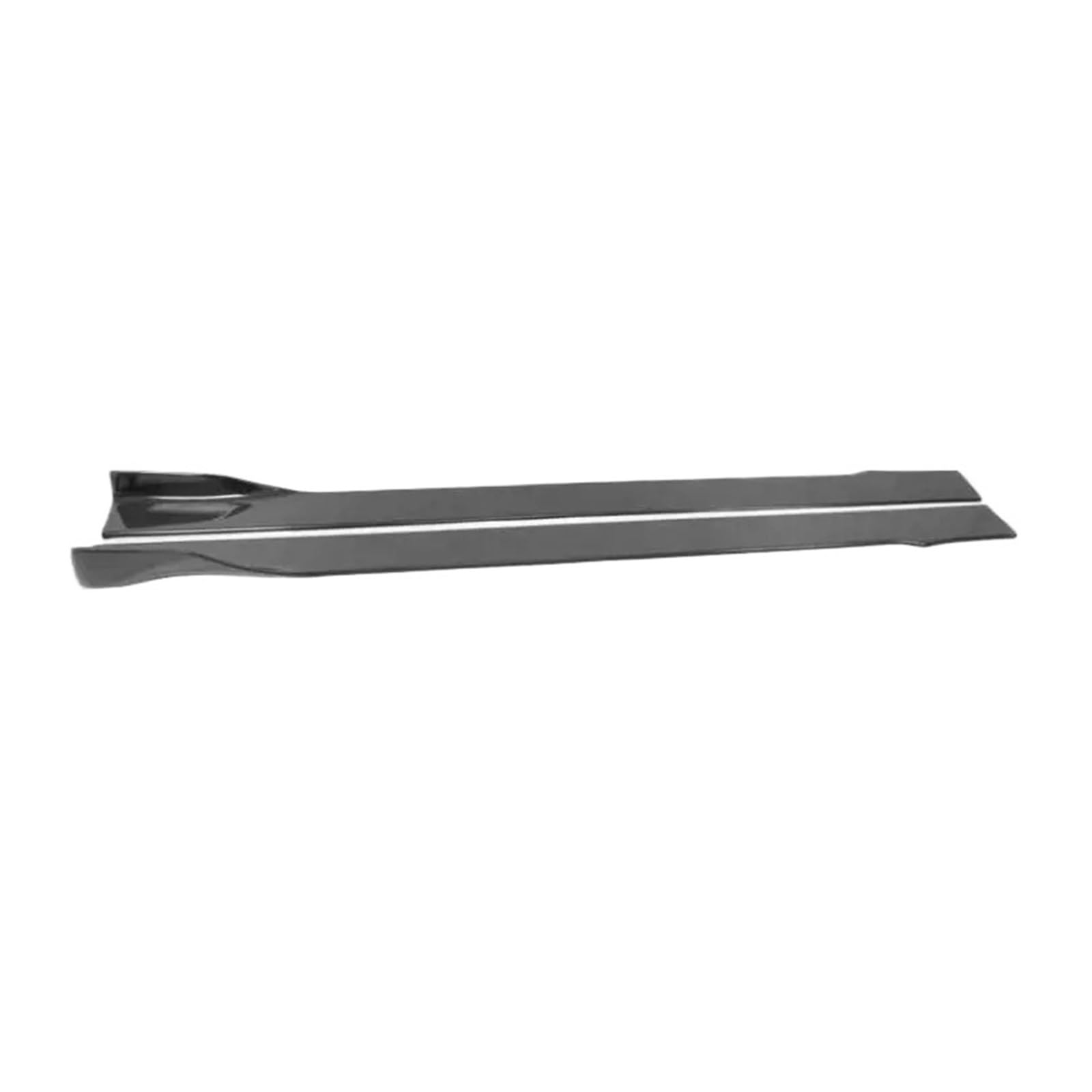 DACOLWZING Frontstoßstangensplitter Lippe Heckdiffusor Spoiler Seitenschweller Kompatibel for Audi A4 Allroad B9 2016 2017 2018 2019 Echte Kohlefaser(Side Skirt) von DACOLWZING