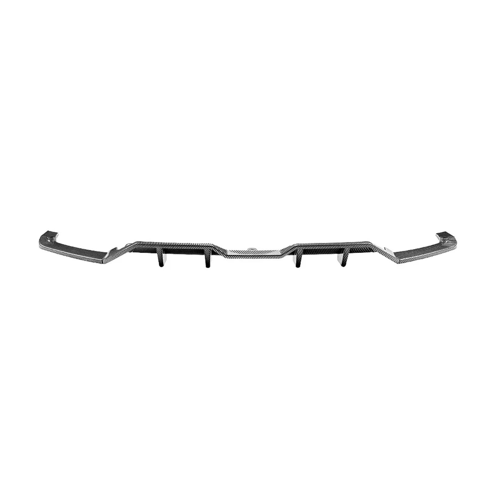 DACOLWZING Heckspoilerlippe Splitter Diffusor Seiteneckenschutz Spoiler Kompatibel for BMW 5 Series G30 LCI 520i 525i 530i 540i 2021-2023 M Sport(Carbon Look) von DACOLWZING