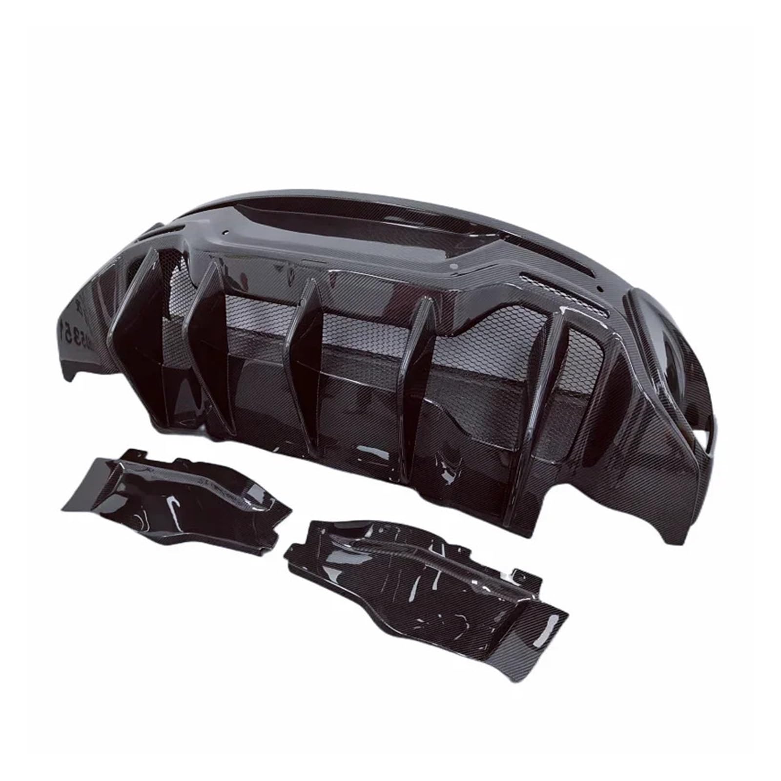 DACOLWZING Heckstoßstange, Frontstoßstange, Seitenschweller, Motorhaube, Heckspoiler, Karosserie-Kit, kompatibel mit McLaren 540C, 570s, 570GT, 600lt, Stil Carbonfaser DACOLWZING Heckstoßstange, Frontstoßstange, Seitenschweller, Motorhaube, Heckspoiler, Karosserie-Kit, kompatibel mit McLaren 540C, 570s, 570GT, 600lt, Stil Carbonfaser von DACOLWZING