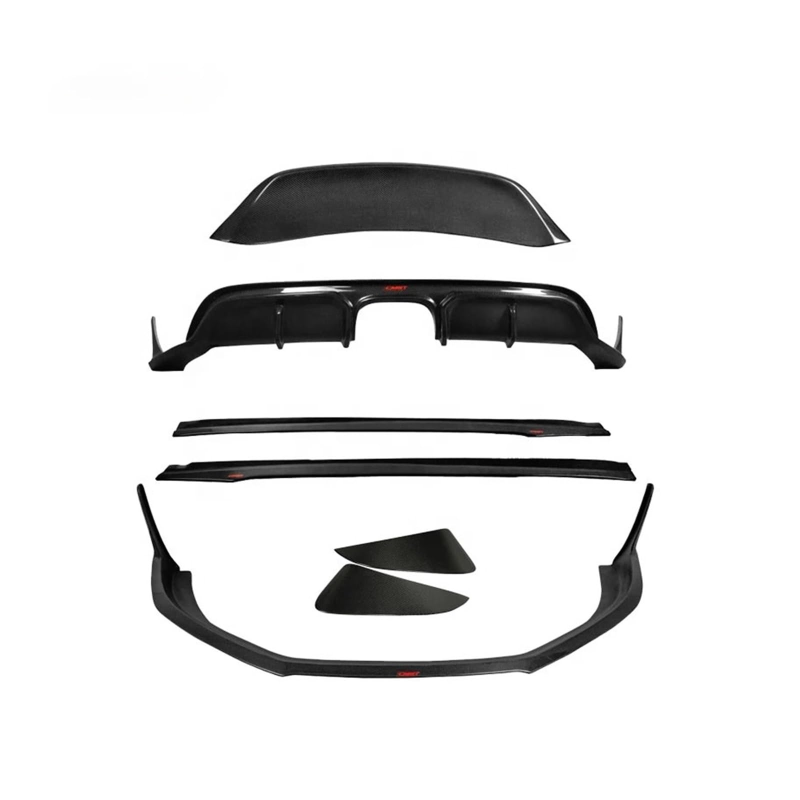 DACOLWZING Karosserie-Kits, Frontlippe, Hecklippe, Seitenschweller, kompatibel mit Porsche – Boxster – Cayman 718 2016–2020, CMST-Stil, Kohlefaser DACOLWZING Karosserie-Kits, Frontlippe, Hecklippe, Seitenschweller, kompatibel mit Porsche – Boxster – Cayman 718 2016–2020, CMST-Stil, Kohlefaser von DACOLWZING