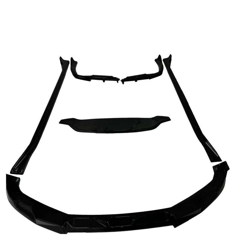 DACOLWZING Kleines Bodykit, Frontlippe, Heckdiffusor, Seitenschweller, Dachspoiler, kompatibel mit BMW XM G09, aus glänzend schwarzem Fiberglasmaterial von DACOLWZING