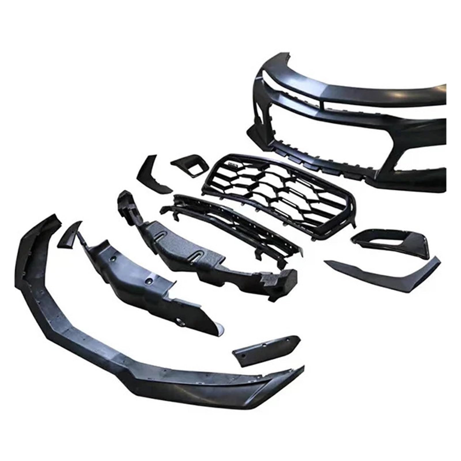 DACOLWZING Komplettes Front Bodykit Frontstoßstange Frontlippe Autoteil Kompatibel for Camaro ZL1 2017-2019 DACOLWZING Komplettes Front Bodykit Frontstoßstange Frontlippe Autoteil Kompatibel for Camaro ZL1 2017-2019 von DACOLWZING