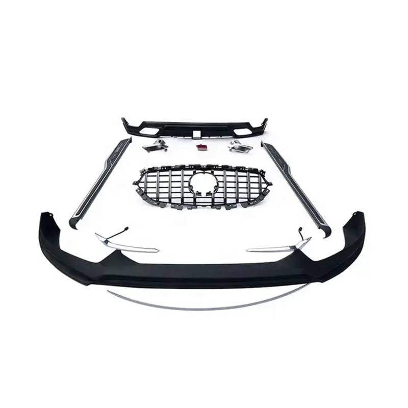 DACOLWZING PP-Karosserie-Kits, Frontlippe, Hecklippe, Seitenschweller, Kühlergrill, kompatibel mit Mazda -CX5 2017-2020, andere Autoteile von DACOLWZING