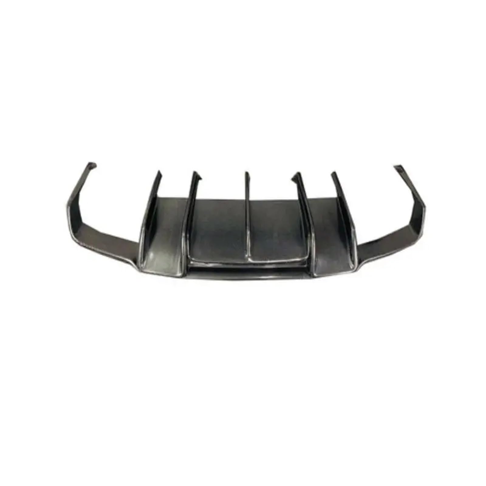 DACOLWZING Splitter Frontlippe Heckdiffusor Seitenschweller Auspuff Windmesser Body Kit Kompatibel for Mercedes -Benz W218 CLS320 350 2015-2017 Kohlefaser(Rear Diffuser) von DACOLWZING