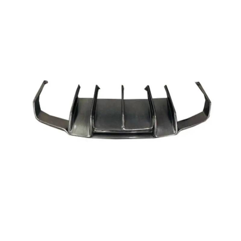 DACOLWZING Splitter Frontlippe Heckdiffusor Seitenschweller Auspuff Windmesser Body Kit Kompatibel for Mercedes -Benz W218 CLS320 350 2015-2017 Kohlefaser(Rear Diffuser) von DACOLWZING