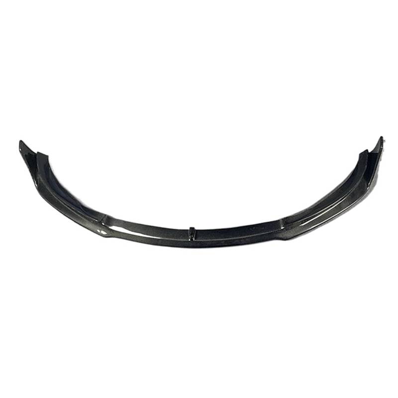 DACOLWZING Spoiler Frontlippe Splitter Heckspoilerlippe Diffusor Seitenschweller Schutz Kompatibel for Tesla -Modell 3 2018-2022 Echtkohlefaser(Front Lip) von DACOLWZING