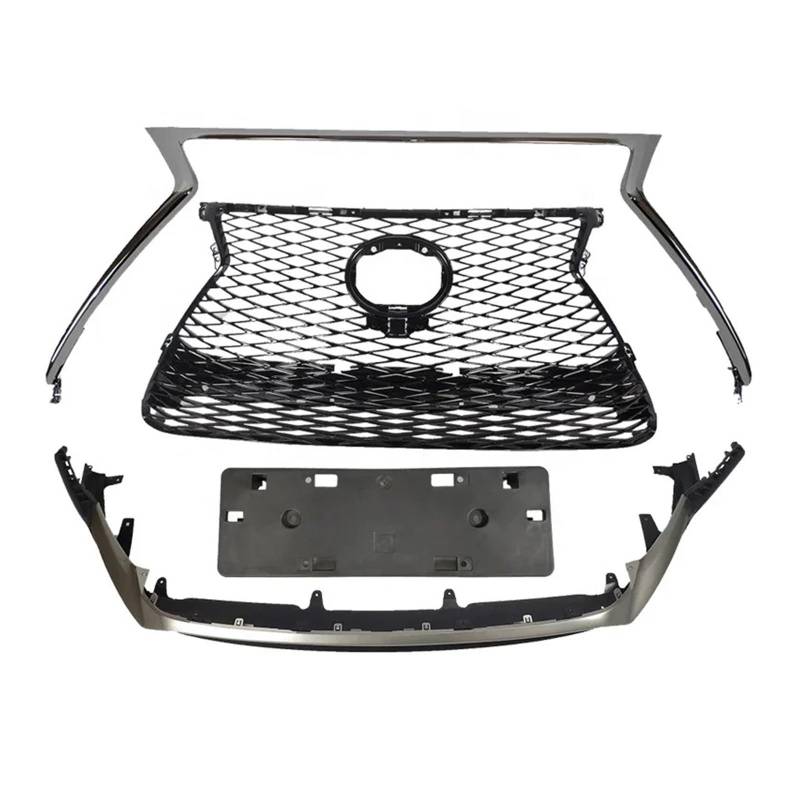 DACOLWZING Sportgrill und Frontlippe kompatibel for Lexus Nx200 Nx200t Nx300h 2015–2017, Karosserie-Kits, Autostoßstangen, ABS-Material von DACOLWZING