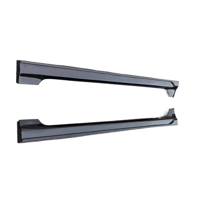 DACOLWZING Stoßstange Frontlippe Heckdiffusor Dachspoiler Seitenschweller Bodykit Kompatibel for Toyota -Corolla 2019-2023 ABS Hellschwarz(Side Skirt) von DACOLWZING
