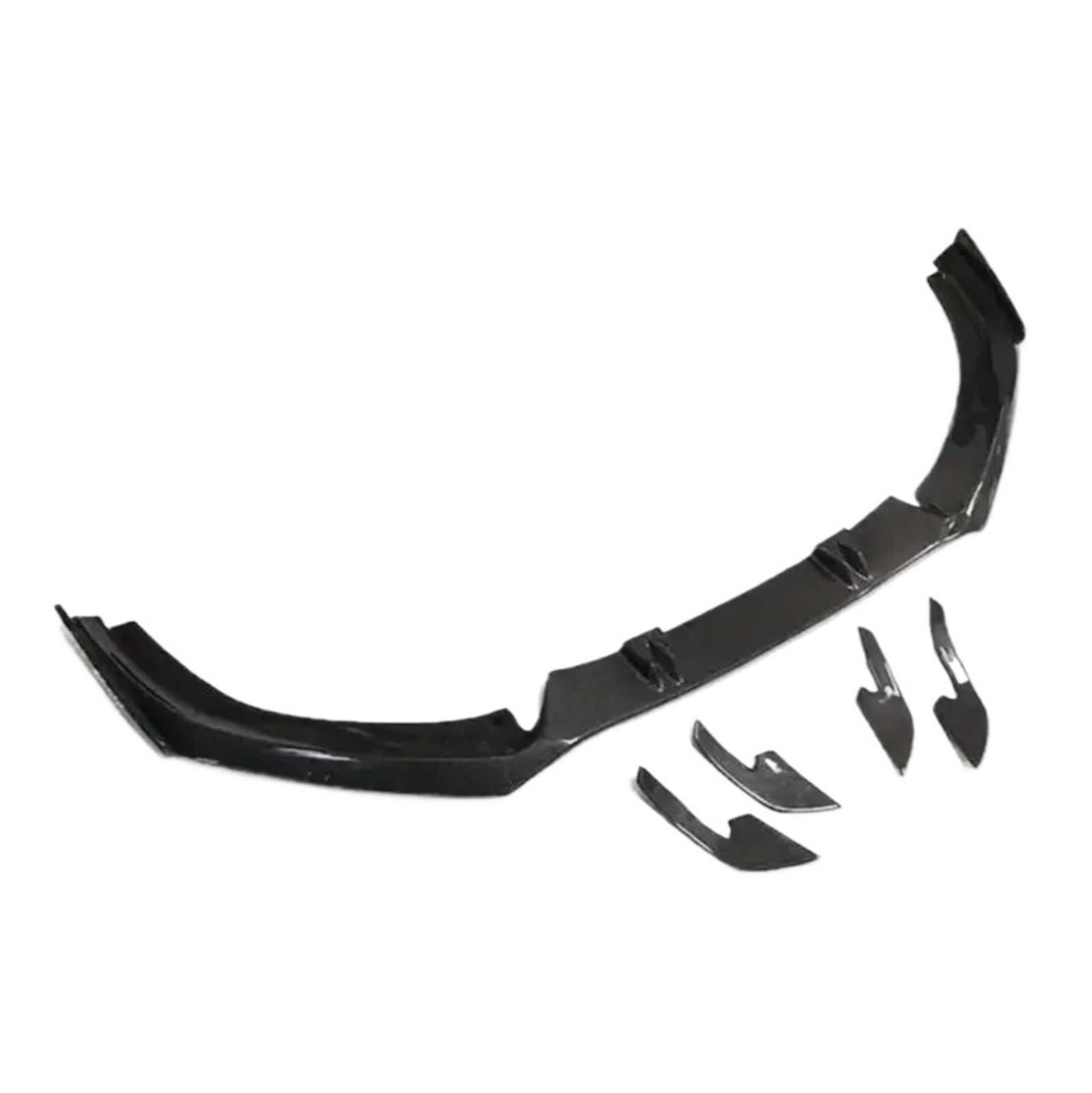 DACOLWZING Stoßstange Frontlippe Spoiler Nebelscheinwerfer Entlüftungsöffnung Windmesser Splitter Abdeckung Kompatibel for Audi A6 S6 Sline RS6 C7 C7.5 2012-2018 Kohlefaser(Lip and Splitter) von DACOLWZING