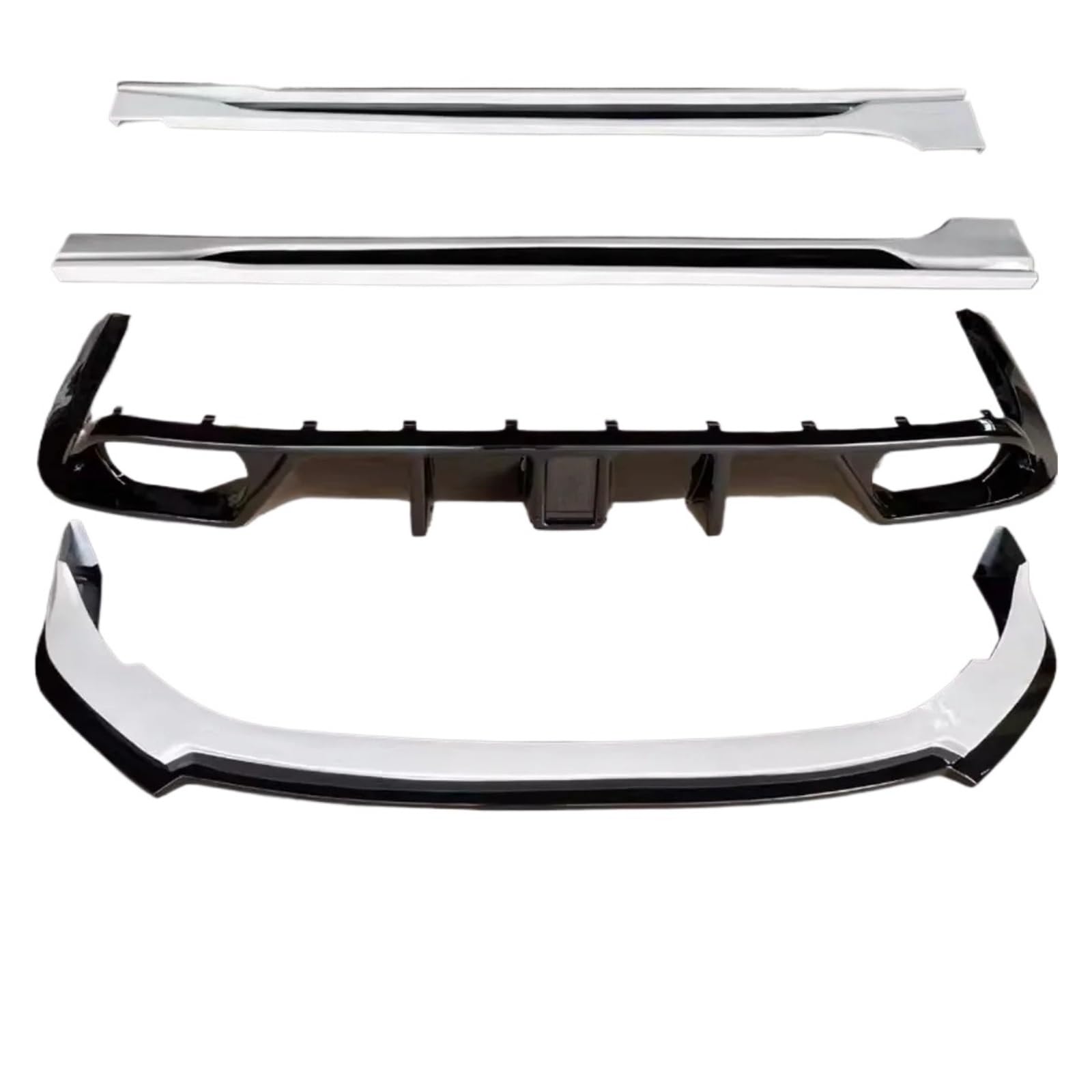 DACOLWZING Surround Front Lippe Seitenschweller Rad Augenbraue Autozubehör Body Kit Kompatibel for Geely -EMGRAND 4th Proton S70 2022-2024 Modifiziert(Body kit) von DACOLWZING