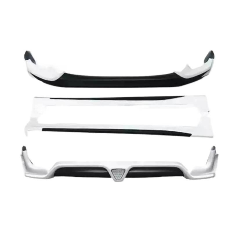 DACOLWZING Vordere Hecklippe, Seitenschweller, Surround-Heckflügel, Autozubehör, kompatibel mit Fit -Jazz 2014-2017, Body Kit, PP-Material von DACOLWZING