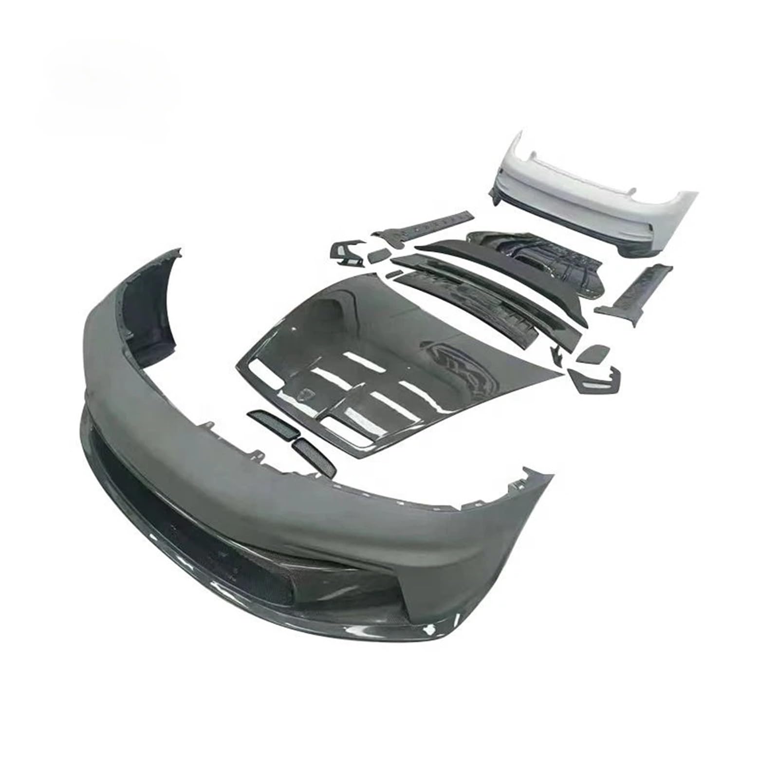 DACOLWZING Vordere und hintere Stoßstange, Seitenschweller, Spoiler, Haube, Bodykit, kompatibel mit Porsche 911 992, modifiziertes Bodykit im GT3-Stil, trockene Kohlefaser DACOLWZING Vordere und hintere Stoßstange, Seitenschweller, Spoiler, Haube, Bodykit, kompatibel mit Porsche 911 992, modifiziertes Bodykit im GT3-Stil, trockene Kohlefaser von DACOLWZING