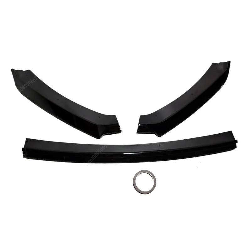 DACOLWZING Vordere untere Stoßstange Lip Spoiler Splitter Diffusor Abdeckung Schutz Protector ABS Tuning Kompatibel for Seat Leon 3 MK3 5F TDI TSI ST SC 2012-2016(Gloss Black) von DACOLWZING
