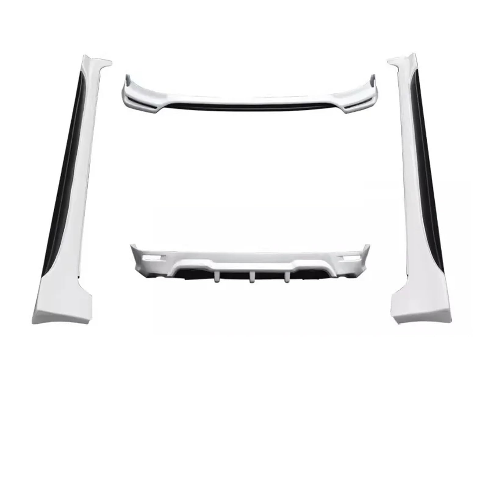 DACOLWZING Vorne Hinten Lip Schaufel Seite Rock Montage Body Kit Kompatibel for Toyota -Corolla 2014-2018 Modifizierte Auto Zubehör(Body kit) von DACOLWZING