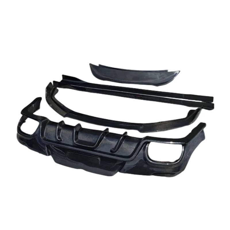 DACOLWZING Vorne und Hinten Lip Diffusor Seite Rock Spoiler Motor Abdeckung Kompatibel for Paramera 970 2014-2017 Carbon Faser von DACOLWZING