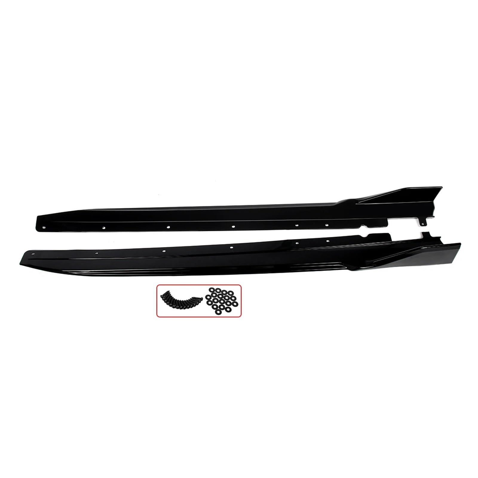 Kompatibel for BMW G20 G21 3er Serie 2019–2023 M Sport Seitenschweller Verlängerung Lip Gloss Schwarz Kompatibel for BMW G20 G21 3er Serie 2019–2023 M Sport Seitenschweller Verlängerung Lip Gloss Schwarz von DACOLWZING