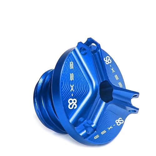 Schraubenabdeckung FÜR Suzuki GSX-8S GSX-S 8S Motorrad Motoröl Tasse Stecker Abdeckung Schraube Abdeckung Blau Öl Füllstoff Kappe(Blue) von DACONGI