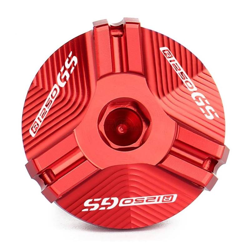 Schraubenabdeckung Für B&mw R1200GS R1250GS ADV LC R1200R R1200RT R NineT R NineT Motoröl Tank Caps(Red4) von DACONGI