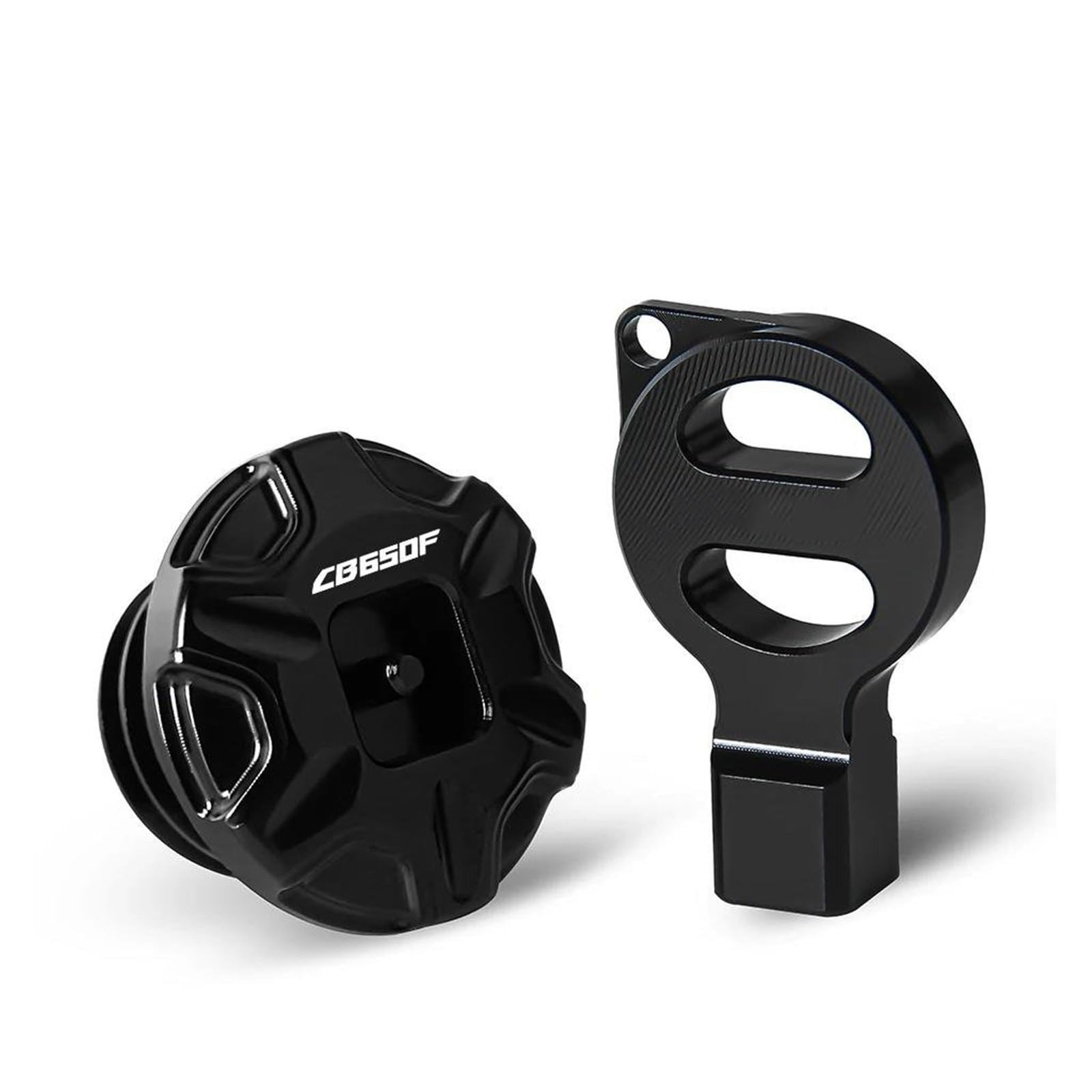 Schraubenabdeckung Für H&ONDA CB CB650R CB650F 650F 650R Motorrad Anti Diebstahl Öl Füllstoff Kappe Motor Öl Stecker Abdeckung(Black) von DACONGI