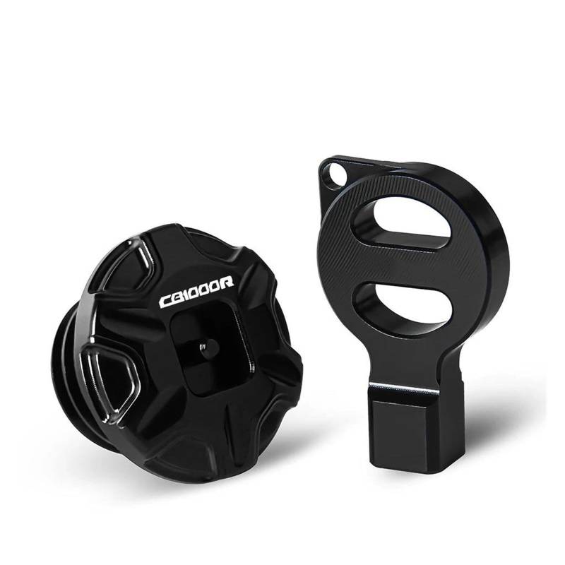 Schraubenabdeckung Für H&ONDA CB1000R Black Edition CB 1000R Motorrad Anti Diebstahl Füllstoff Kappe Motor Öl Stecker Abdeckung(Black) von DACONGI