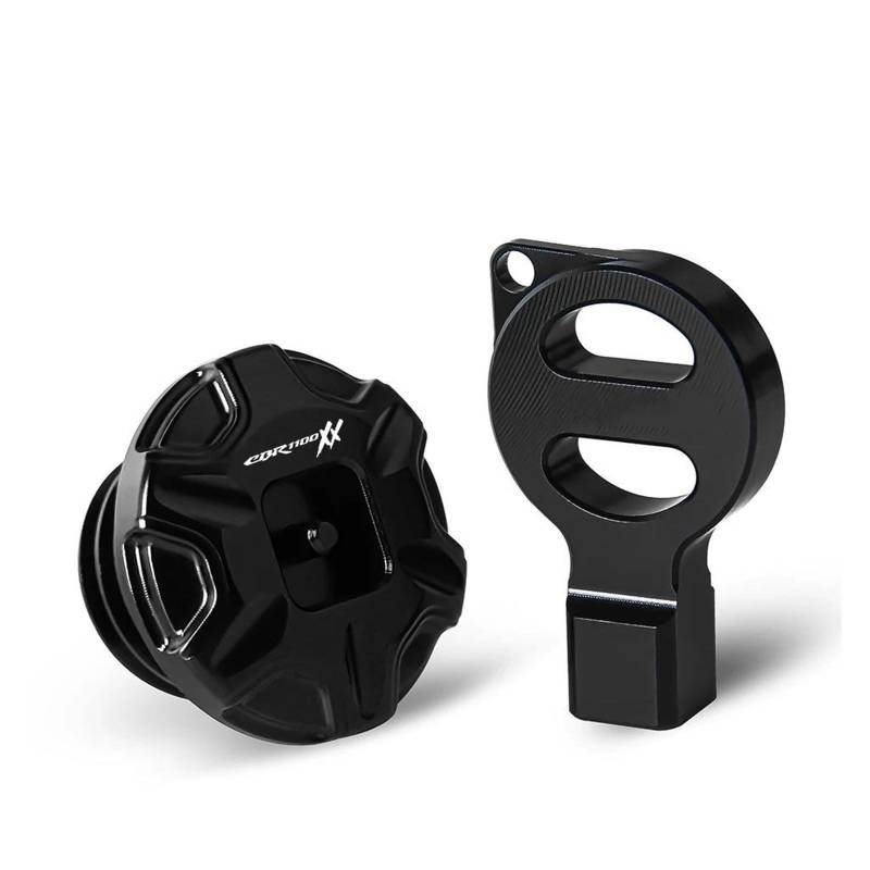 Schraubenabdeckung Für H&ONDA CBR1000RR CBR 1000RR CBR 1100XX CBR1100XX Blackbird Anti Diebstahl Motor Öl Füllstoff Kappe(Black2) von DACONGI