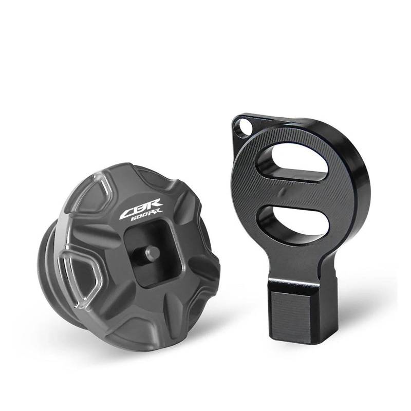 Schraubenabdeckung Für H&ONDA CBR600RR Erwecken Die Rennen CBR 600RR 600 RR Motorrad Anti-Diebstahl Motor Öl Füllstoff Kappe(Gray2) von DACONGI