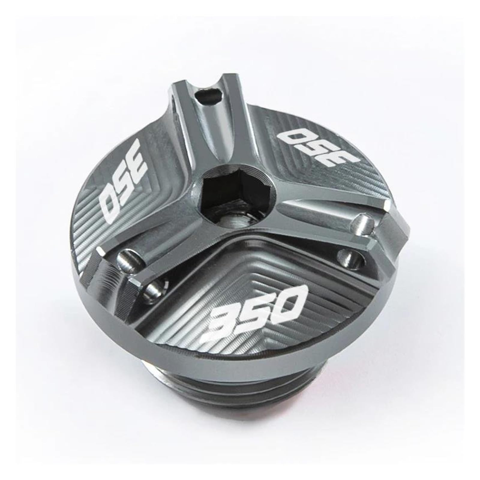 Schraubenabdeckung Für H&ONDA Forza 350 FORZA350 NSS350 Motorrad Öl Füllstoff Kappe Öl Filter Kappe Zubehör(Titanium) von DACONGI