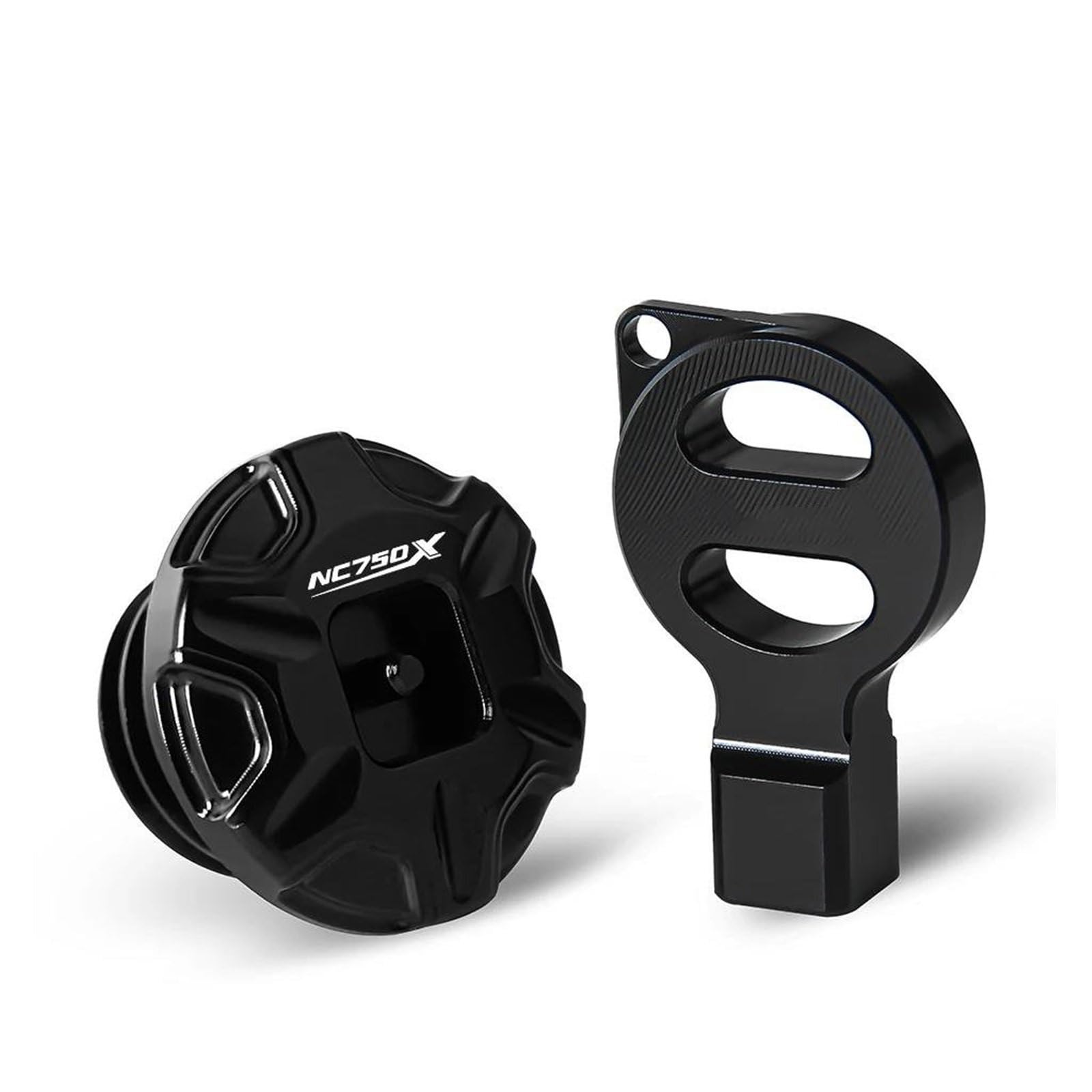 Schraubenabdeckung Für H&ONDA NC750X NC 750 X NC750 X NC700X NC700 700 X Motorrad Anti Diebstahl Motor Öl Füllstoff Kappe(Black2) von DACONGI