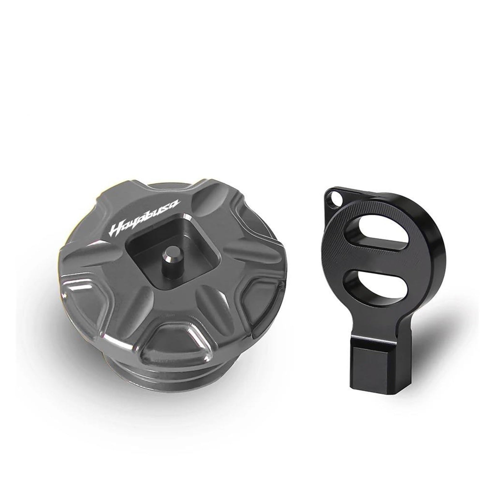Schraubenabdeckung Für Suzuki B-King 400 600 1340 1300 BKING GSX1300 GSX 1300 Hayabusa Anti Diebstahl Motor Öl Stecker Abdeckung(Gray) von DACONGI