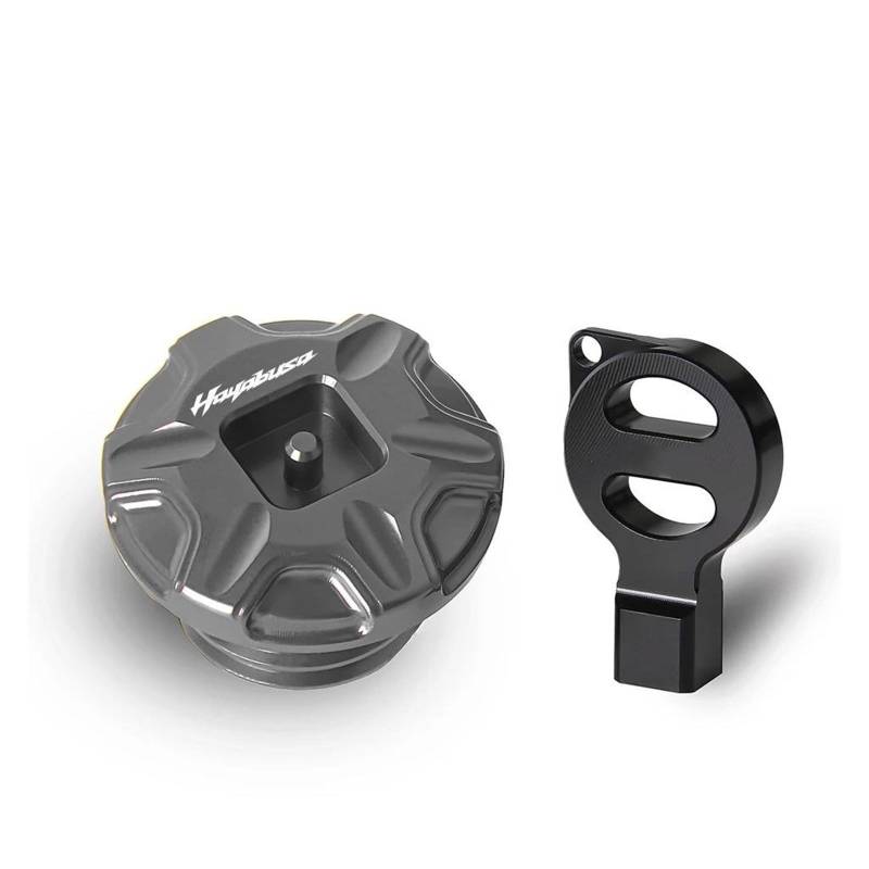 Schraubenabdeckung Für Suzuki B-King 400 600 1340 1300 BKING GSX1300 GSX 1300 Hayabusa Anti Diebstahl Motor Öl Stecker Abdeckung(Gray) von DACONGI