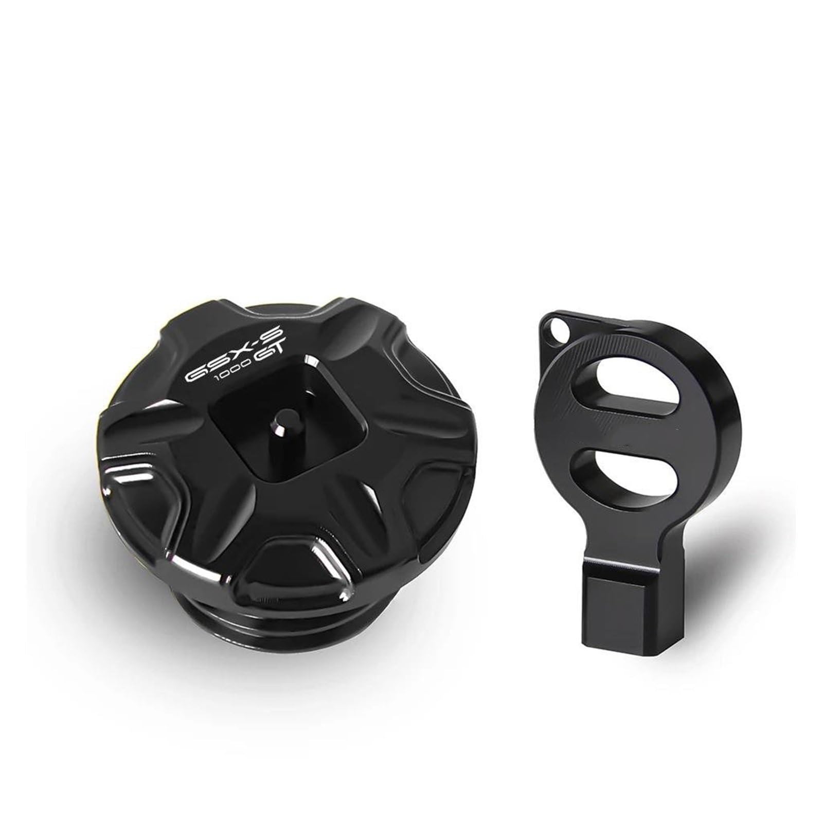 Schraubenabdeckung Für Suzuki GSXS GT GSXS1000GT GSXS 1000GT GSX-S1000GT Motorrad Anti Diebstahl Motor Öl Stecker Abdeckung(Black) von DACONGI
