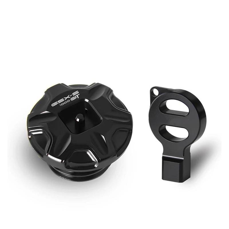Schraubenabdeckung Für Suzuki GSXS GT GSXS1000GT GSXS 1000GT GSX-S1000GT Motorrad Anti Diebstahl Motor Öl Stecker Abdeckung(Black) von DACONGI