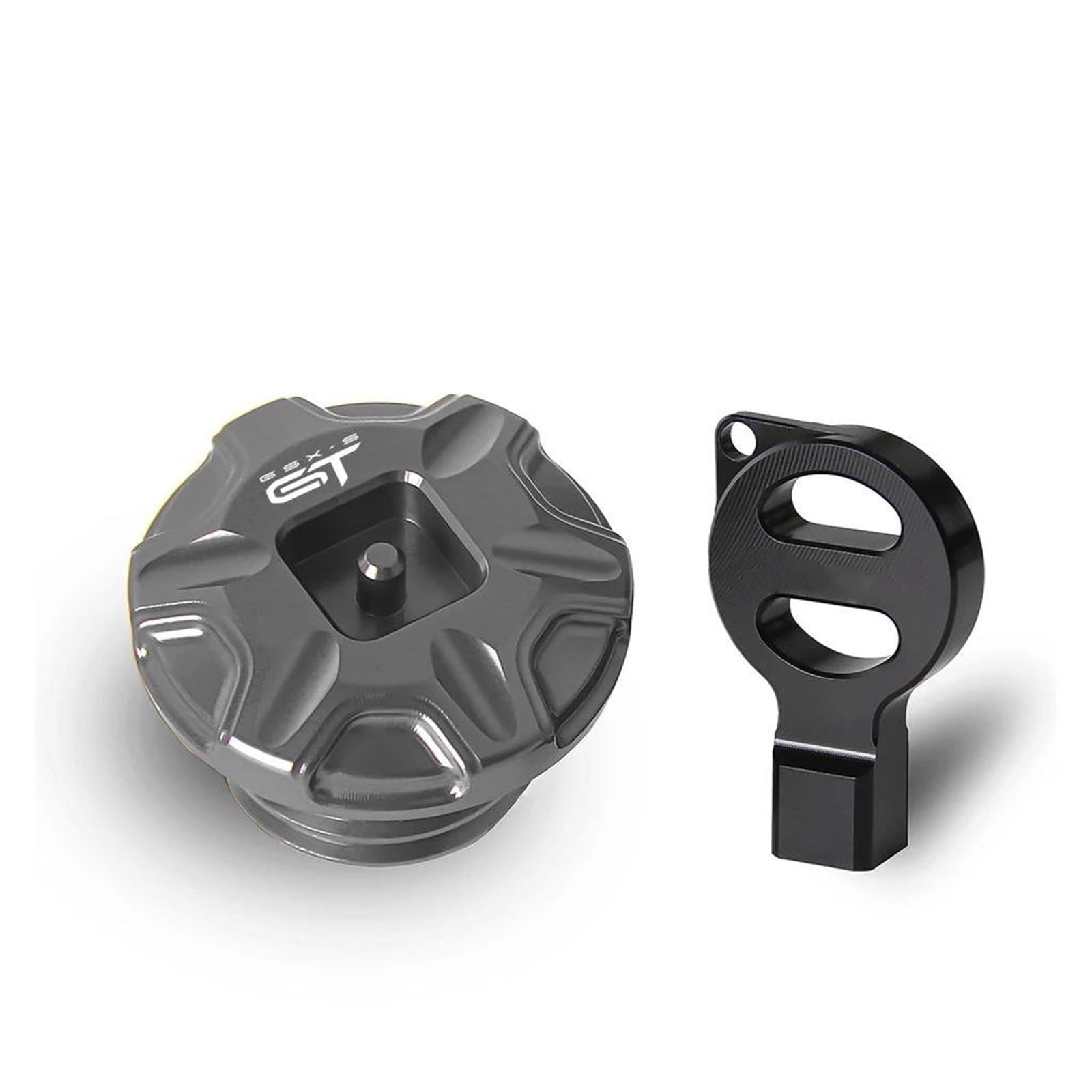 Schraubenabdeckung Für Suzuki GSXS GT GSXS1000GT GSXS 1000GT GSX-S1000GT Motorrad Anti Diebstahl Motor Öl Stecker Abdeckung(Gray) von DACONGI