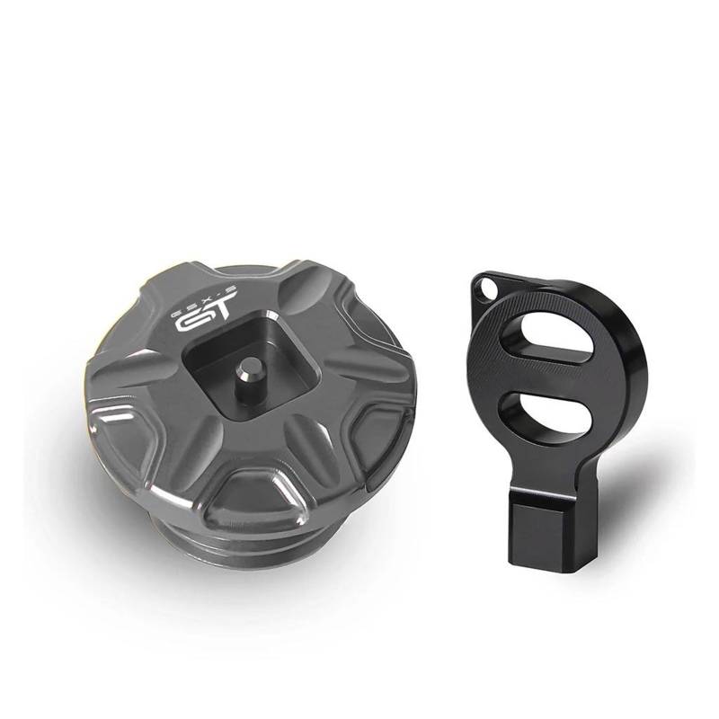 Schraubenabdeckung Für Suzuki GSXS GT GSXS1000GT GSXS 1000GT GSX-S1000GT Motorrad Anti Diebstahl Motor Öl Stecker Abdeckung(Gray) von DACONGI