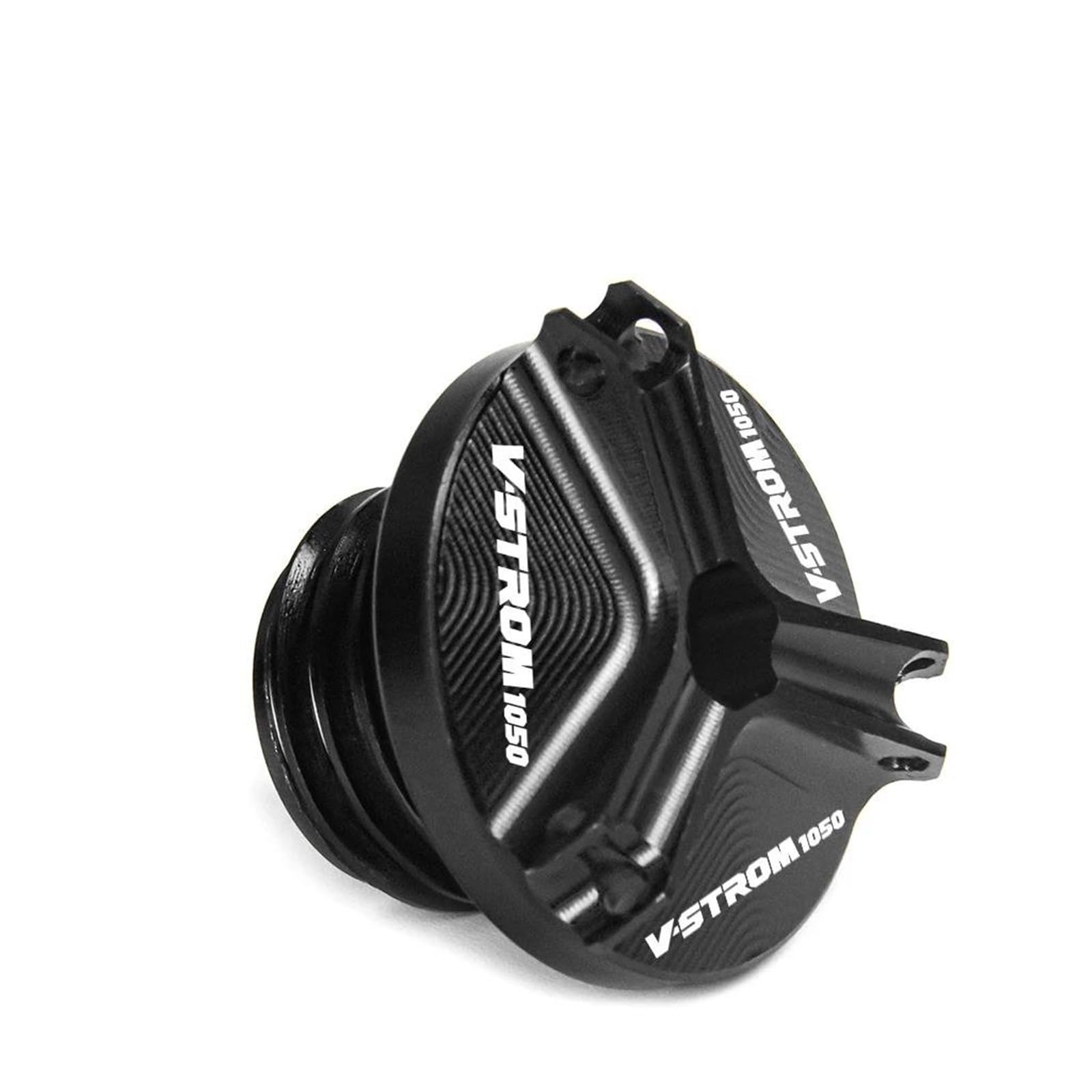 Schraubenabdeckung Motoröl-Einfülldeckel Für Suzuki V-Strom Vstrom DL 800 1050 DE 800DE 1050DE DL800DE DL1050DE 1050XT(Black) von DACONGI