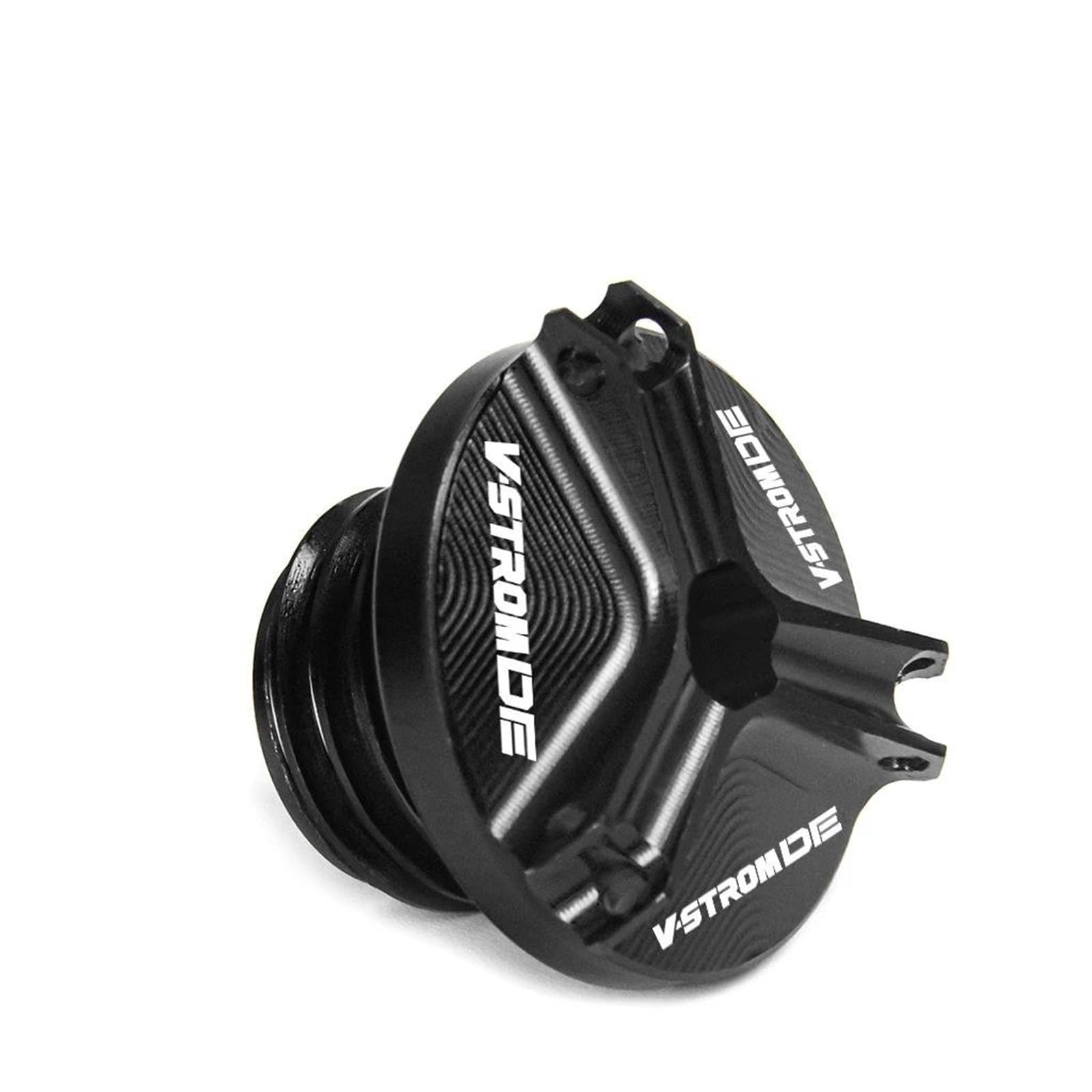 Schraubenabdeckung Motoröl-Einfülldeckel Für Suzuki V-Strom Vstrom DL 800 1050 DE 800DE 1050DE DL800DE DL1050DE 1050XT(Black2) von DACONGI
