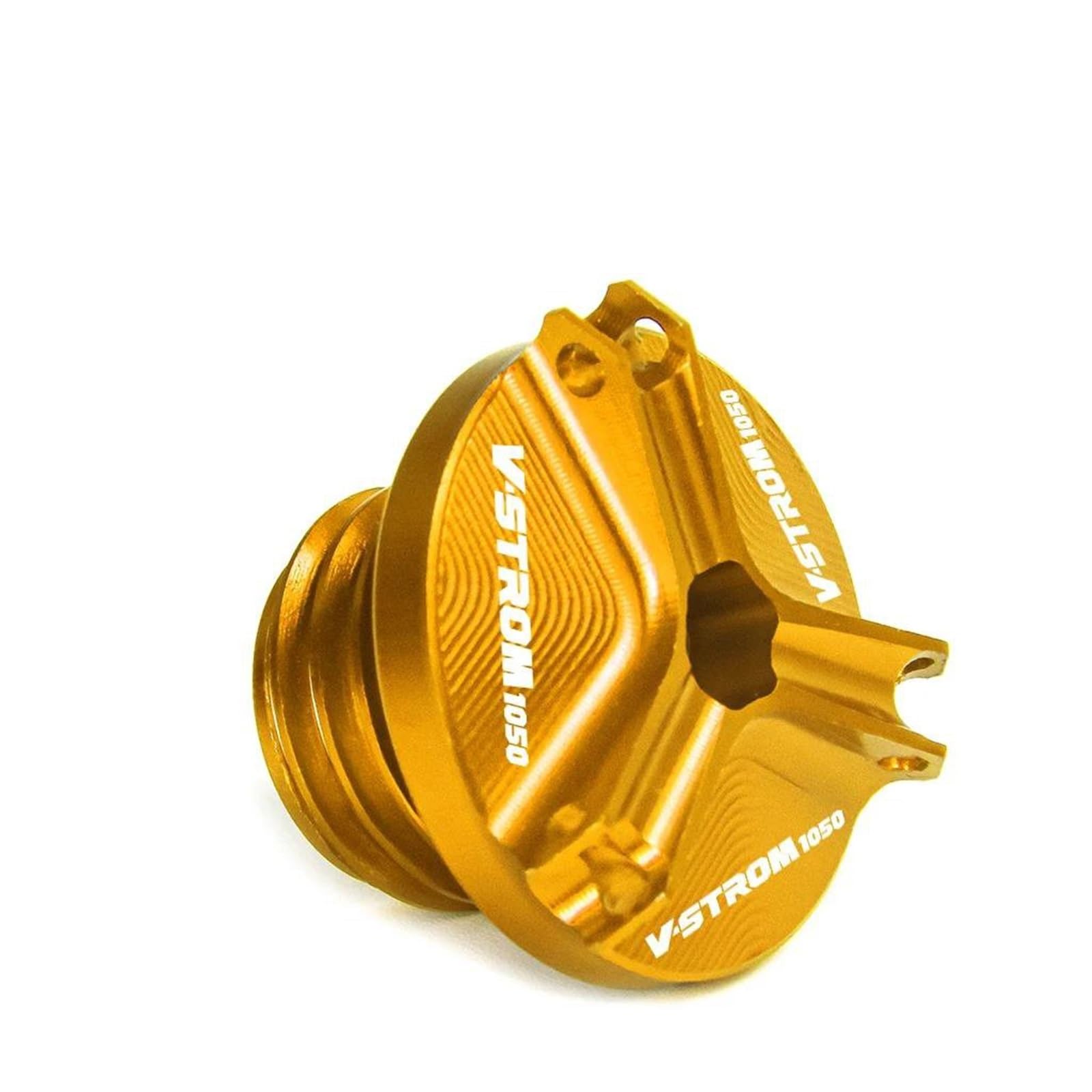 Schraubenabdeckung Motoröl-Einfülldeckel Für Suzuki V-Strom Vstrom DL 800 1050 DE 800DE 1050DE DL800DE DL1050DE 1050XT(Gold) von DACONGI
