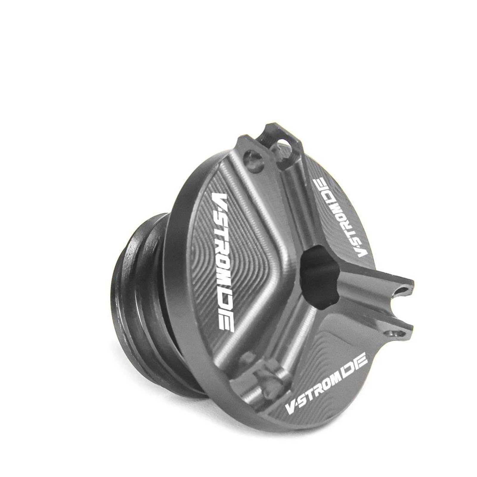 Schraubenabdeckung Motoröl-Einfülldeckel Für Suzuki V-Strom Vstrom DL 800 1050 DE 800DE 1050DE DL800DE DL1050DE 1050XT(Gray) von DACONGI