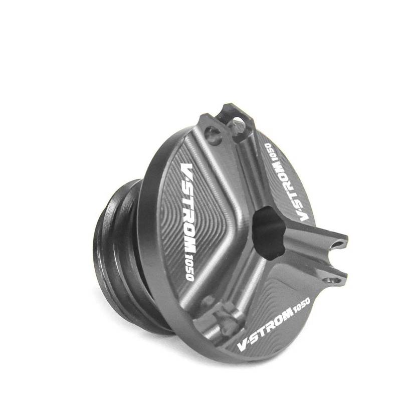 Schraubenabdeckung Motoröl-Einfülldeckel Für Suzuki V-Strom Vstrom DL 800 1050 DE 800DE 1050DE DL800DE DL1050DE 1050XT(Gray2) von DACONGI