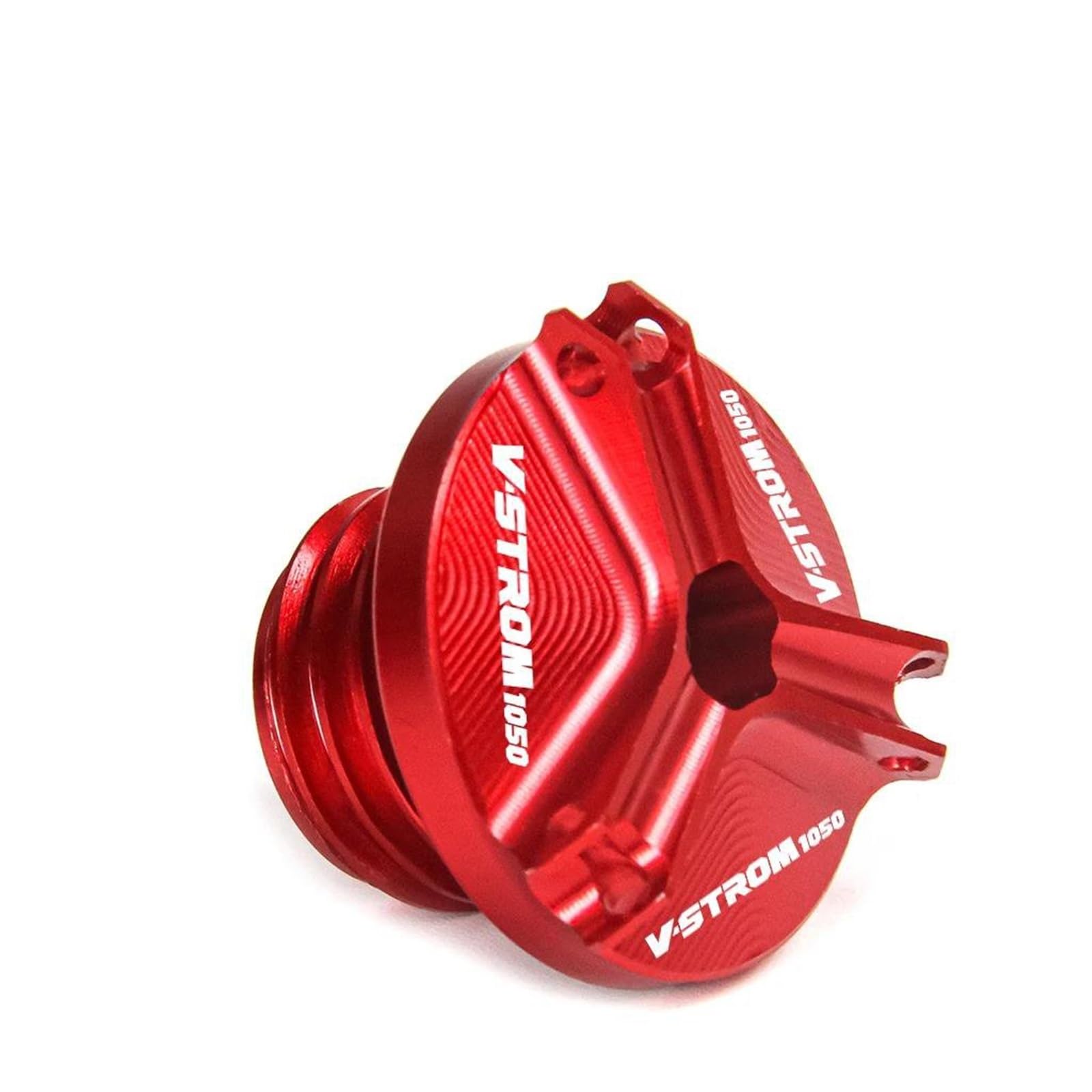 Schraubenabdeckung Motoröl-Einfülldeckel Für Suzuki V-Strom Vstrom DL 800 1050 DE 800DE 1050DE DL800DE DL1050DE 1050XT(Red) von DACONGI